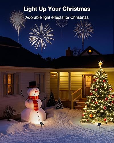 Miniatura 8 de Foco de energía solar para exteriores, impermeable, iluminación LED de acento para paisajismo para patio, árbol, plantas, paredes, camino, jardín,