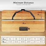 PUTORSEN Dual Montior Wall Mount, Monitor Wall Arm for 17-32 inch Flat/Curved Computer Screens, Each Holds Up to 19.8lbs, Full Motion Wall Monitor Mount with VESA 75x75/100x100mm | VESA 75/100mm, close-to-wall, full motion tilt/swivel/rotate, space-s