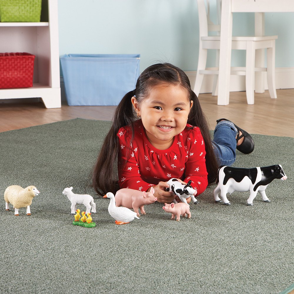 Learning Resources Animali della fattoria jumbo, Mamme e figli