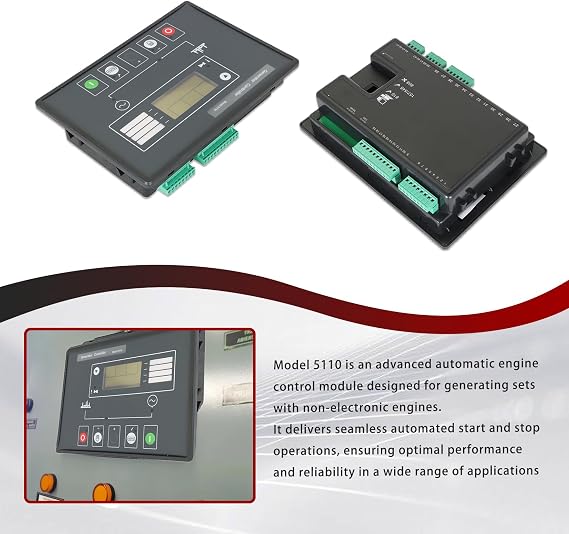 DSE5110 Generator Electronic Controller Control Module DC 8-35V Automatic Engine Control Module