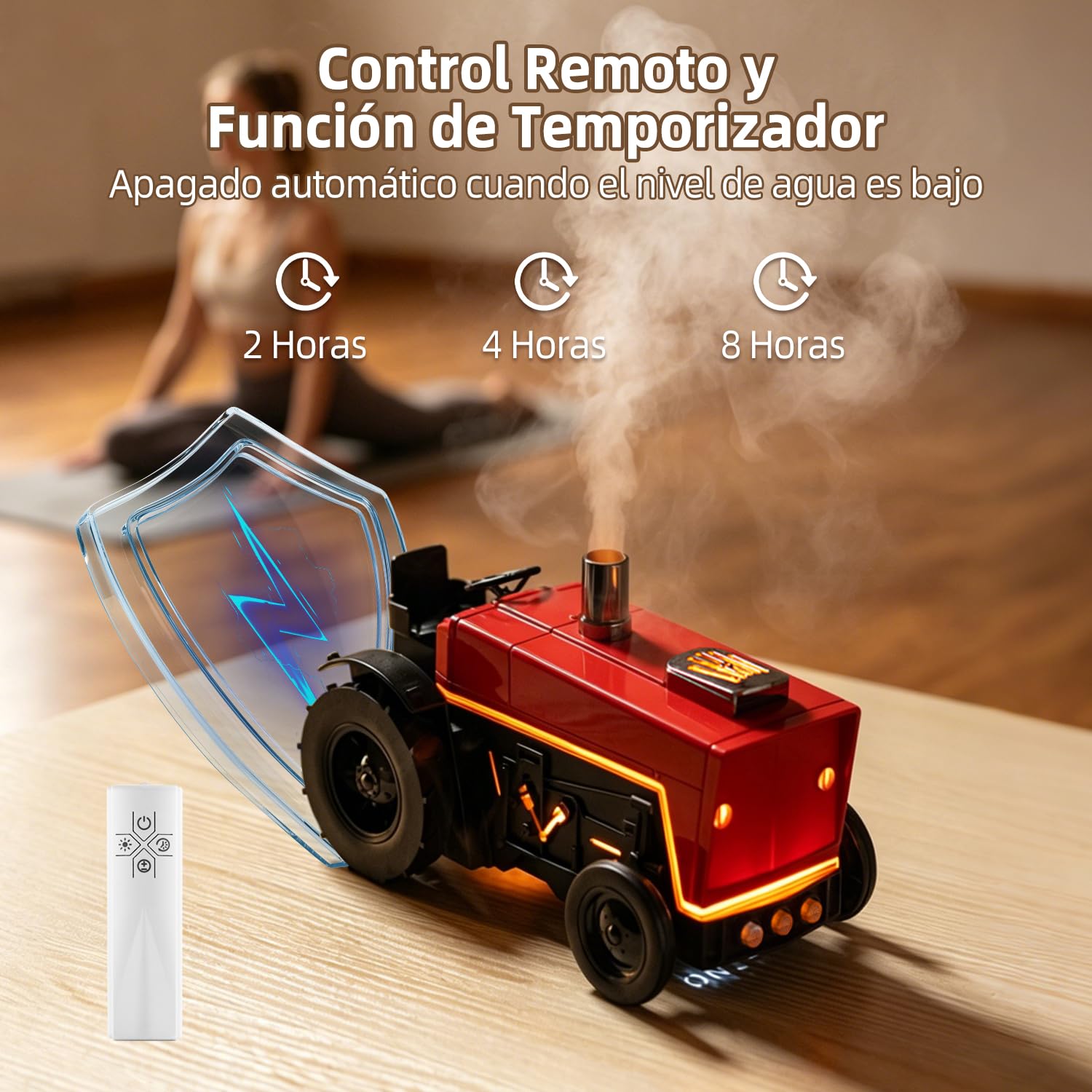 yAyusi Tractor Difusor de Aceites Esenciales, Medusas Aroma Humidificador