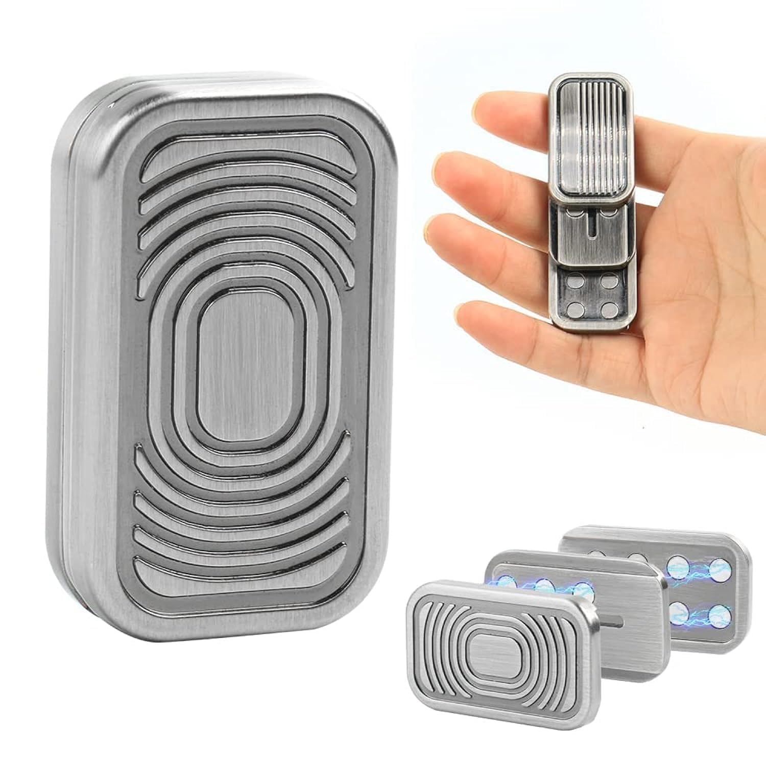 Excefore Premium Magnetic Fidget Blocks - Fun and Addictive Stress Relief Toy for Men and Women, Perfect for Office Desk, Travel, and Gifts (CP-3)