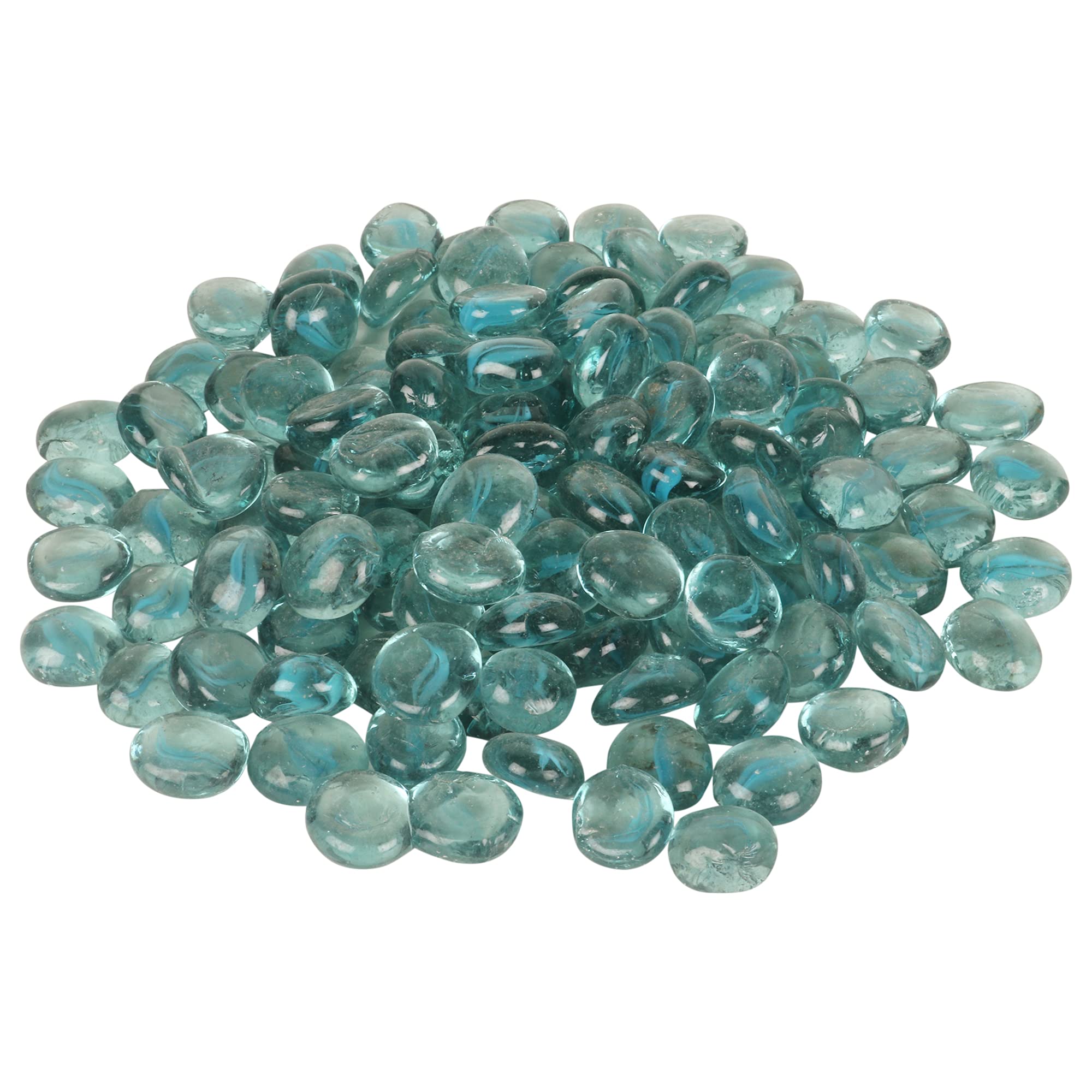 Vanni Obsession Decorative Shiny Glossy Flower Glass Pebbles for Vase Fillers Plant Pots Home Table Garden & Outdoor Decoration (Blue Leaf, 4 Kg) (B09H72KNV4) Amazon Price History, Amazon Price Tracker
