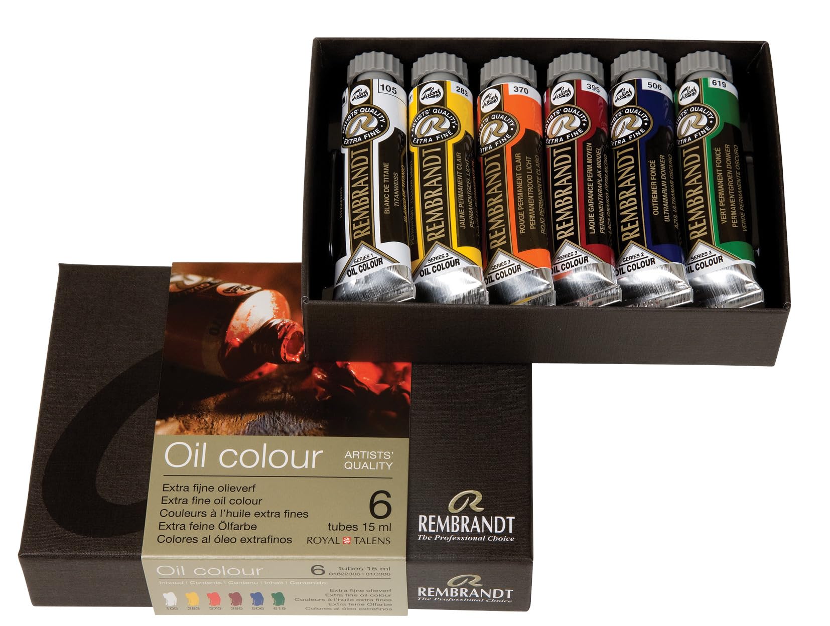 Rembrandt Oil Colour Starter Set 6x15ml