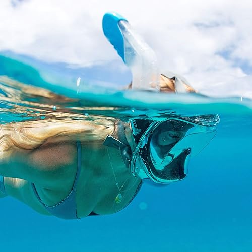 Miniatura 2 de WildHorn Outfitters Seaview 180 V2 Máscara de esnórquel de cara completa, con sistema de respiración avanzado FLOWTECH. Permite una experiencia de