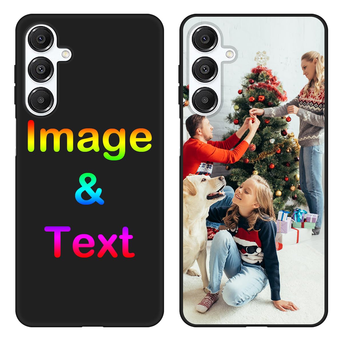 Yakify Custom Phone Case for Samsung Galaxy A16 4G/5G with Photo Text Name | Personalized Phone Case Custom Picture Anti-Scratch Soft Protective TPU