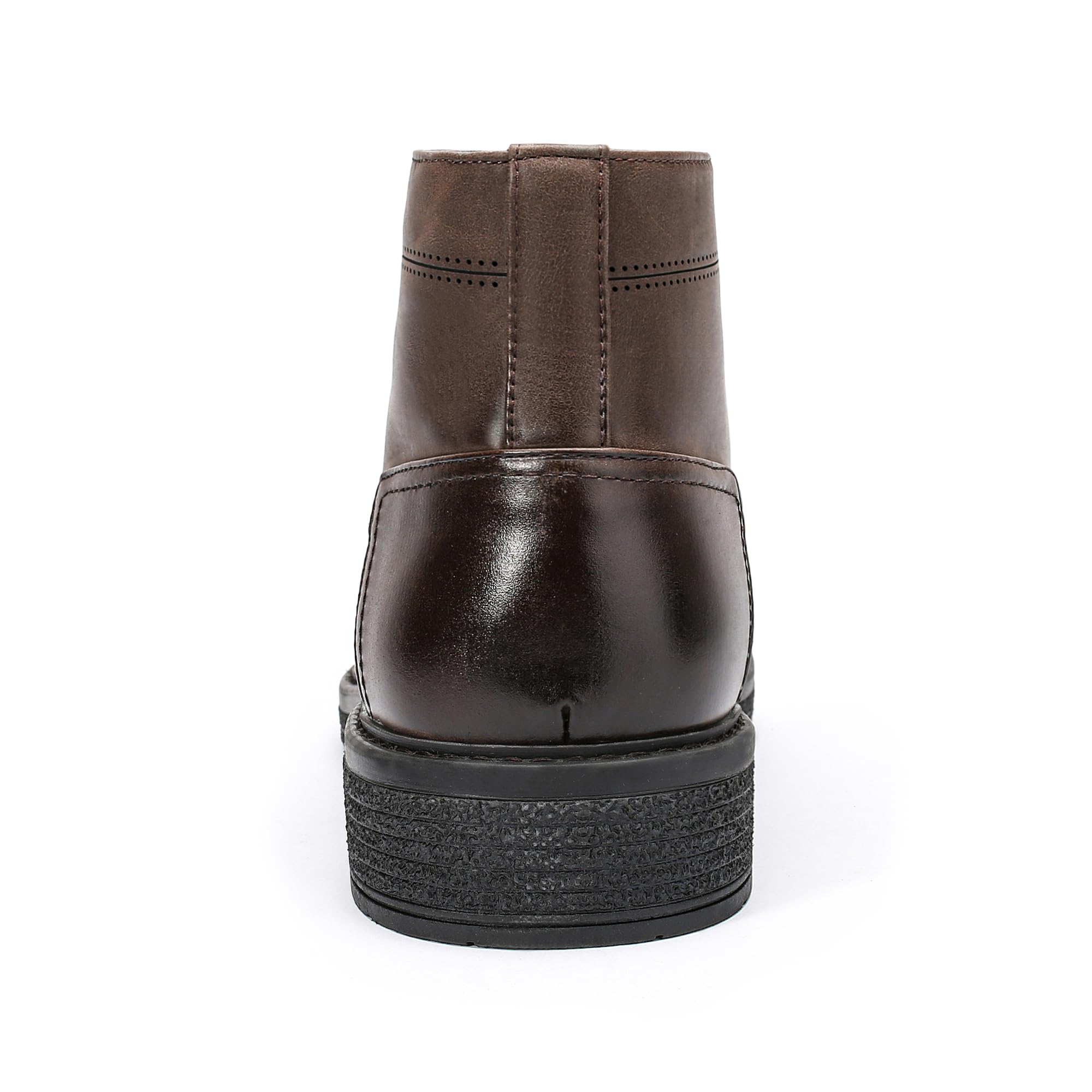 Allthemen Uomo Stivali Chelsea Casual Boots Punta Lacci Rotonda Moda Polacchine Anfibi Eleganti