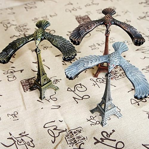 Miniatura 4 de Veemoon Juguete de gravedad de pájaro de águila equilibrante, auto equilibrio, pájaro de gravedad con torre Eiffel, ciencia física, oficina, adorno