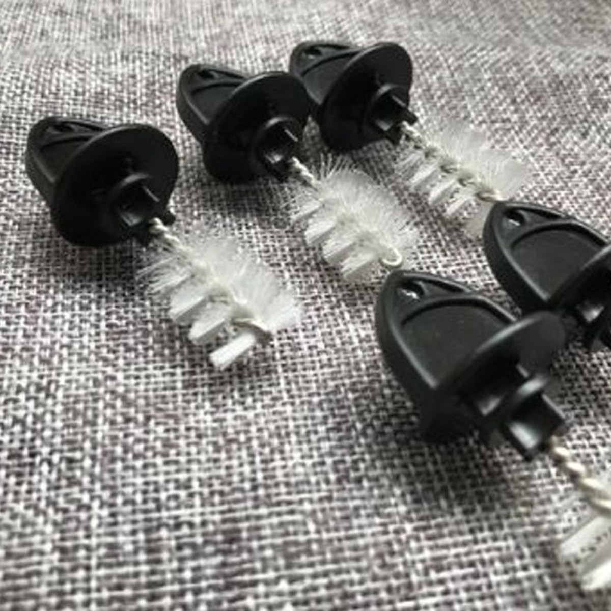 Kichvoe Set da 10 Pezzi Spazzole Pulizia per Rubinetto Birra in Acciaio Inox e Plastica, Coperchio Sigillante per Rubinetti Bar Standard, Accessori per Pulizia e Protezione Antispina,