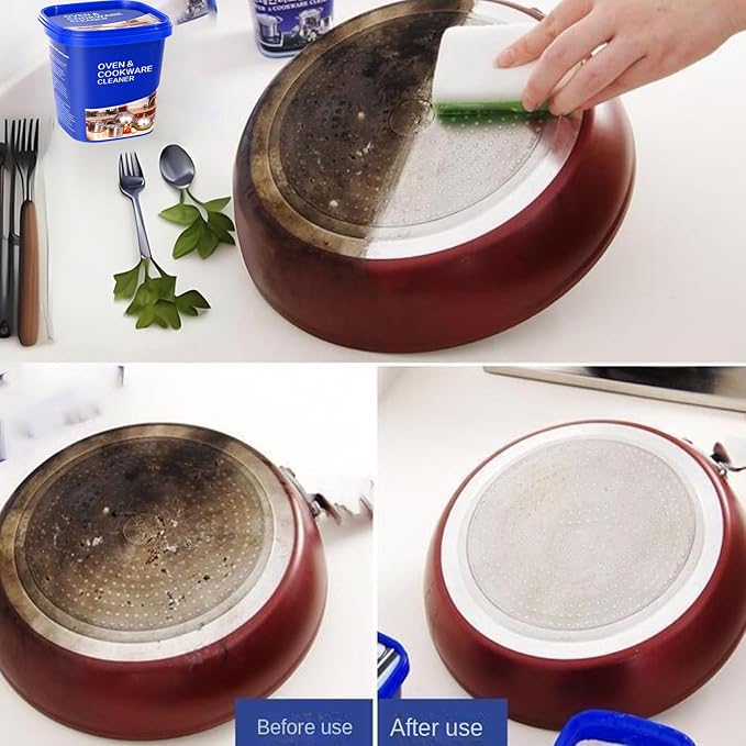 Pasta Limpiadora para Utensilios de Cocina de Acero Inoxidable 500g miniatura 4