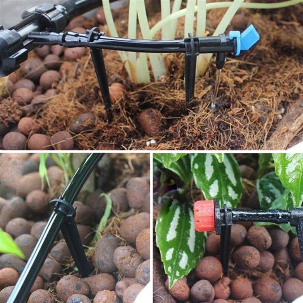 30M Kit d'arrosage automatique usine Micro goutte à goutte Système d'irrigation Irrigation Jardin Vaporiser arrosage auto Kits avec goutteur réglable