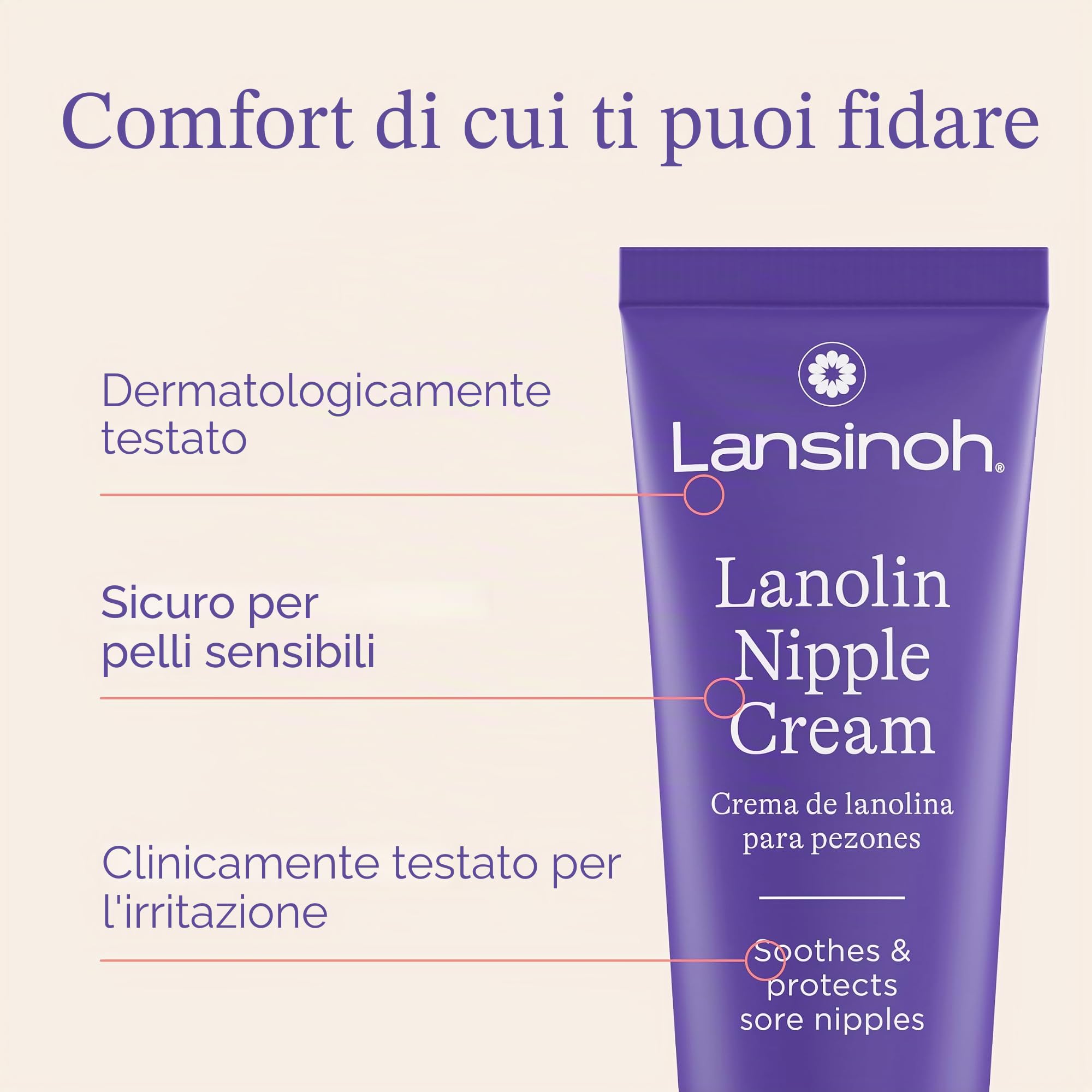 Lansinoh Hpa Crema alla Lanolina per allattamento