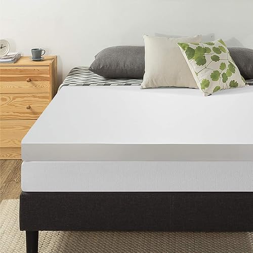 Cobertor de espuma viscoelástica para colchón Best Price Matress 4 pulgadas de ancho Poliuretano Blanco