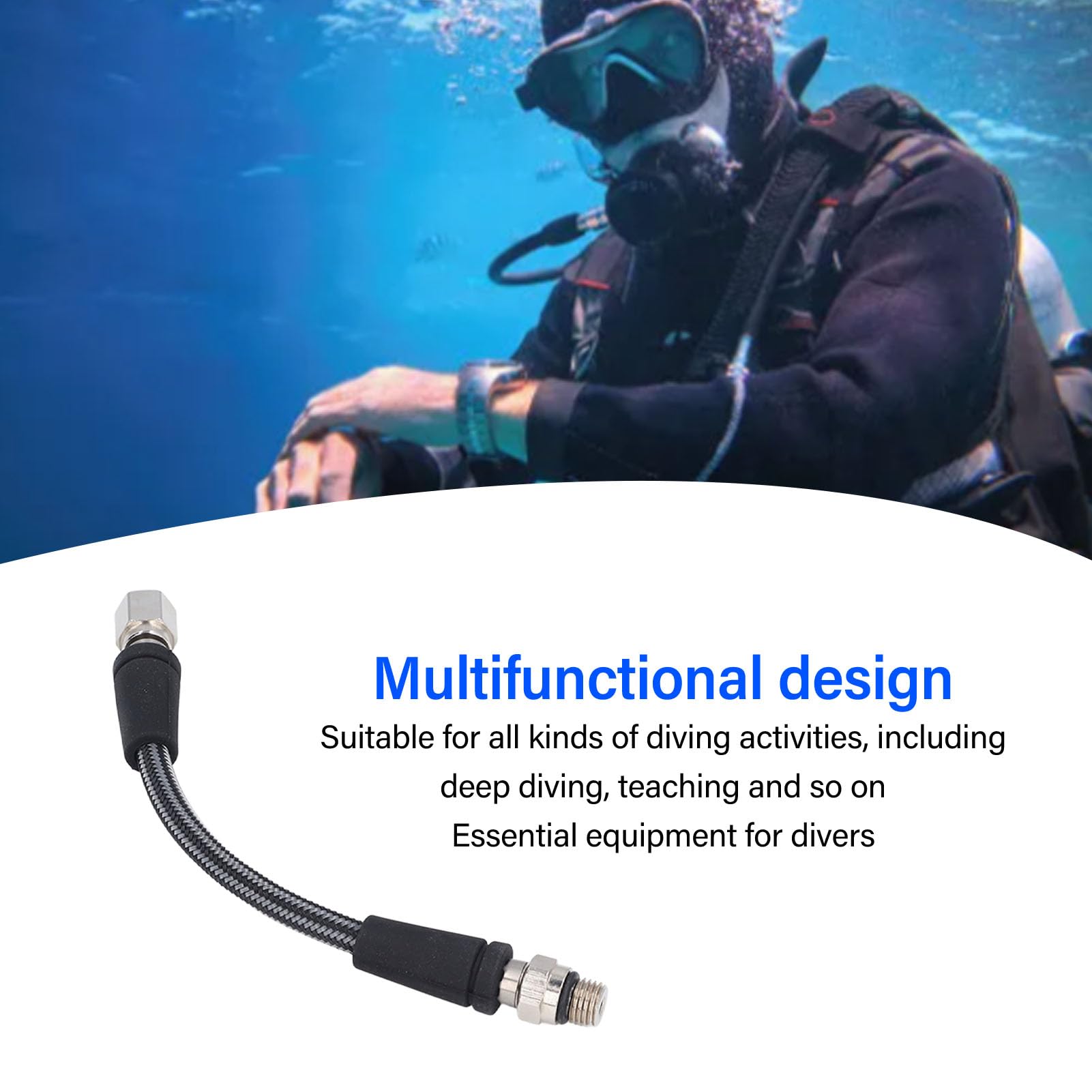 AGA Hose Swivel (Adapts to Standard Scuba Hose)