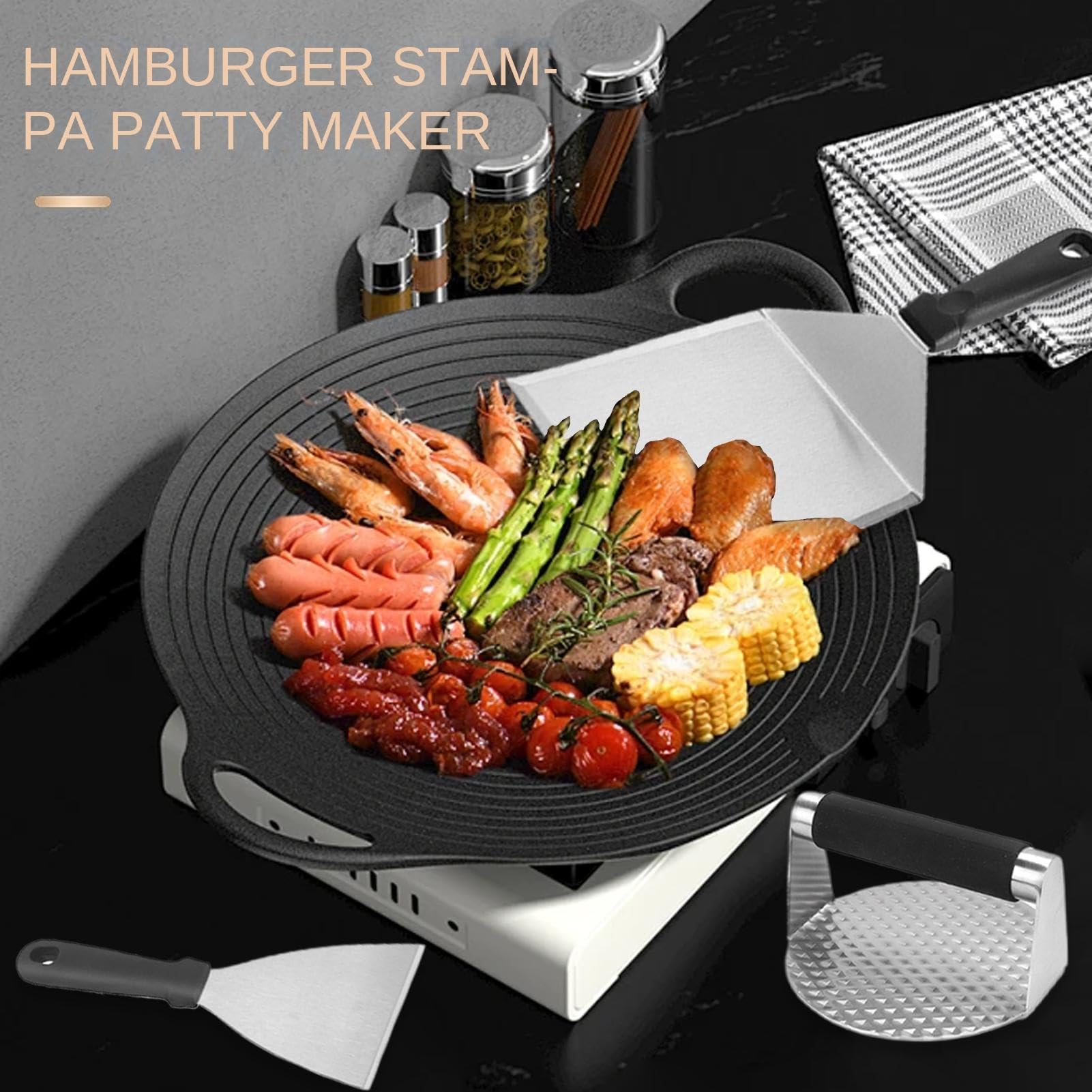 Kit Pressa per Smash Burger Resistente