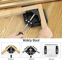 Vista 3 de Abrazadera de Ángulo Recto, Housolution [PACK DE 4] Abrazadera de Esquina de Aleación de Aluminio de 90° de un Solo Mango, Herramienta de Abrazadera