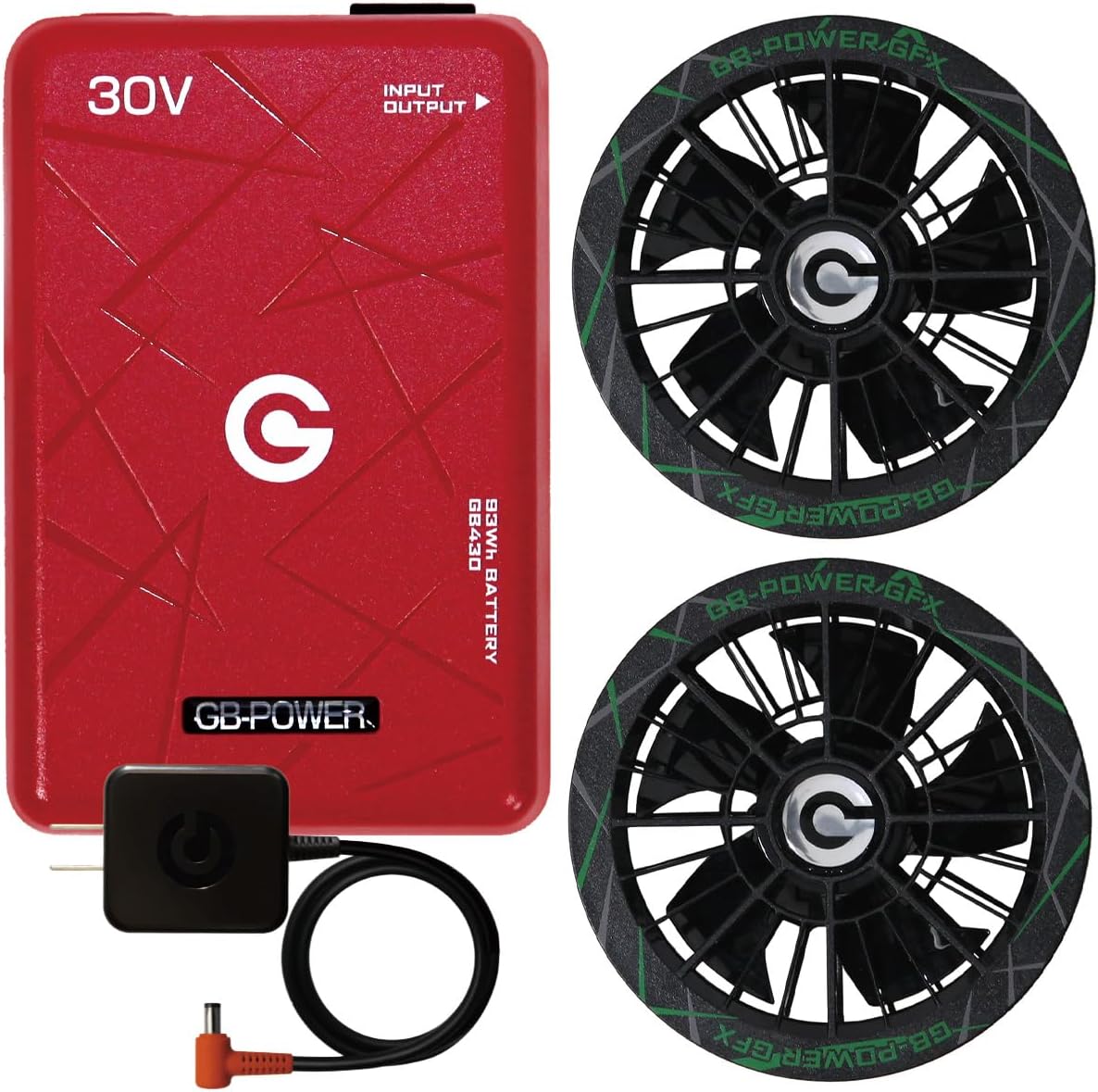 Amazon.co.jp: [長信ジャパン] GB430 + GFX 空調作業服 30V バッテリー