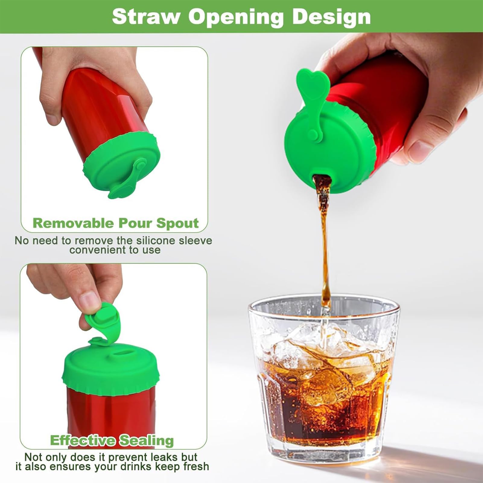 Amazon｜缶キャップ シリコン 缶蓋 炭酸飲料プロテクター用缶蓋 