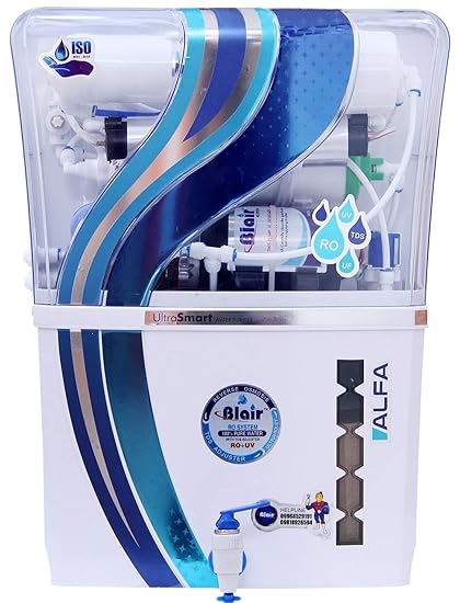 BLAIR ALFA Grand RO UV UF TDS 17 LTR Water Purifier (White)