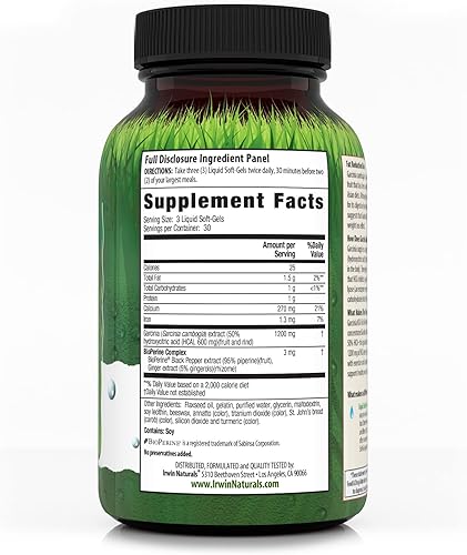 Miniatura 2 de Irwin Naturals Suplemento de dieta de reducción de grasa Garcinia Hca, 90 unidades