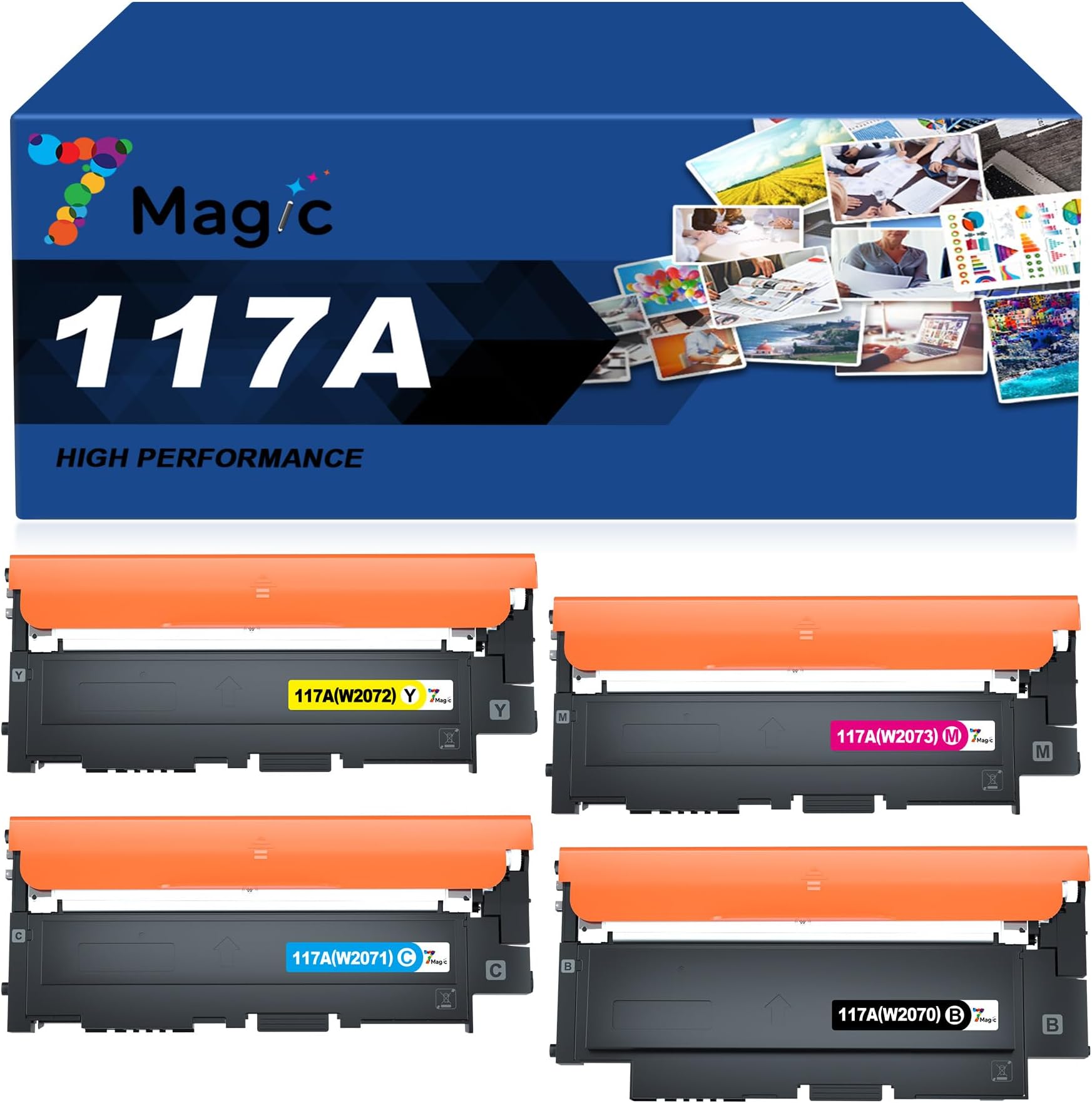 Cartouche Toner HP 117A Cyan D'origine - W2071A - Pour Imprimante Laser HP - Neuve