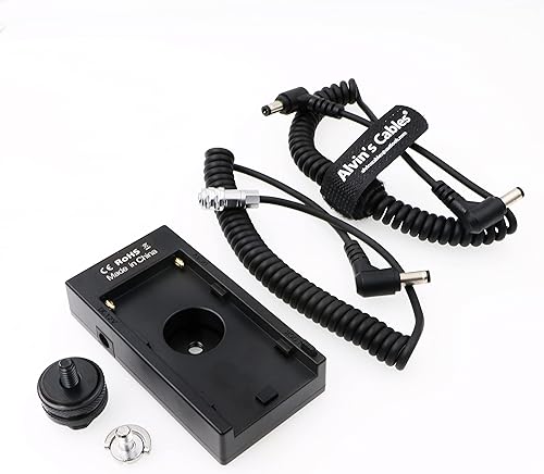 NP-F970 Cable adaptador de corriente para BMPCC 4K 6K Blackmagic Pocket Cinema Camera NP-F Serie NP-F Soporte de fuente de alimentación Placa de