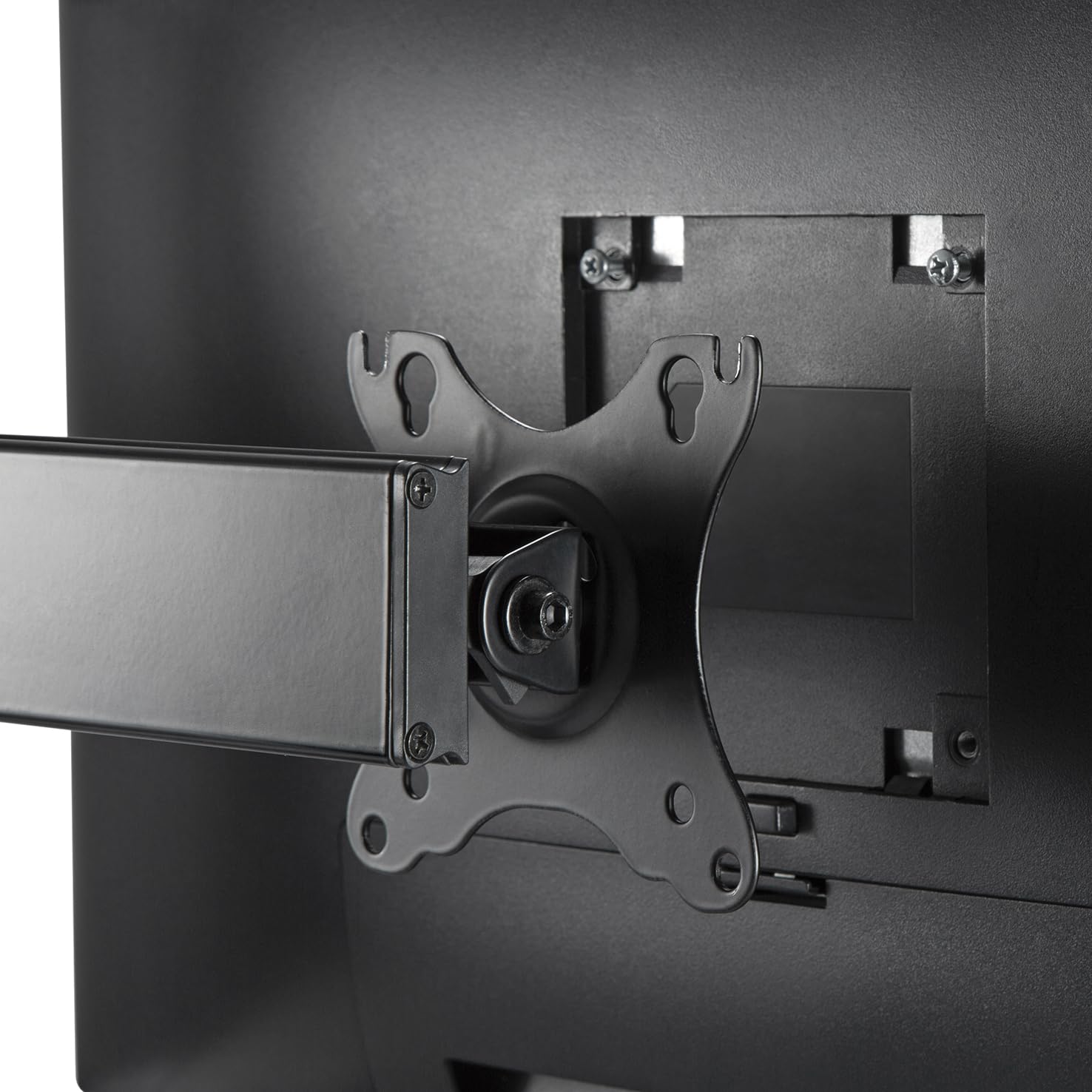 My Wall HL 19 L - Supporto da tavolo per monitor da 43,2 cm (17) - 68,6 cm (27), inclinabile e girevole, girevole