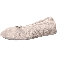 Isotoner Womens Chevron Non-Slip Ballerina Slipper