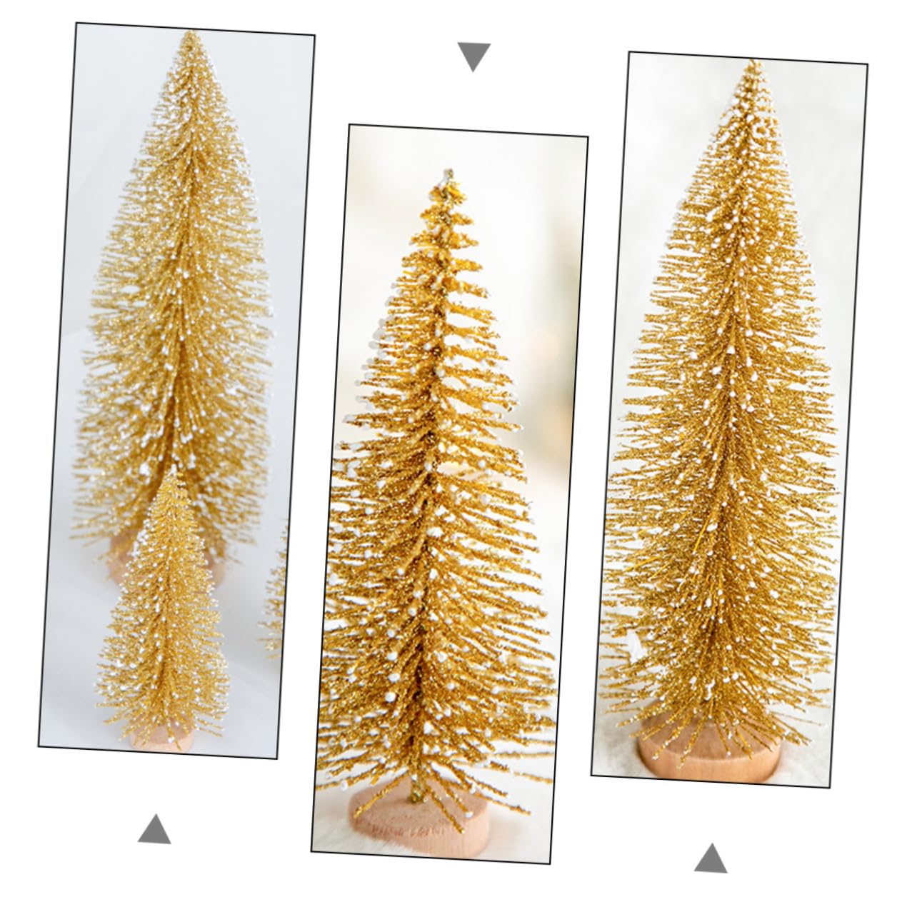 48pezzi Decorazioni Natalizie Decorazione per Albero di Natale in Ornamento Creativo Natalizio Dorate per Casa Ufficio