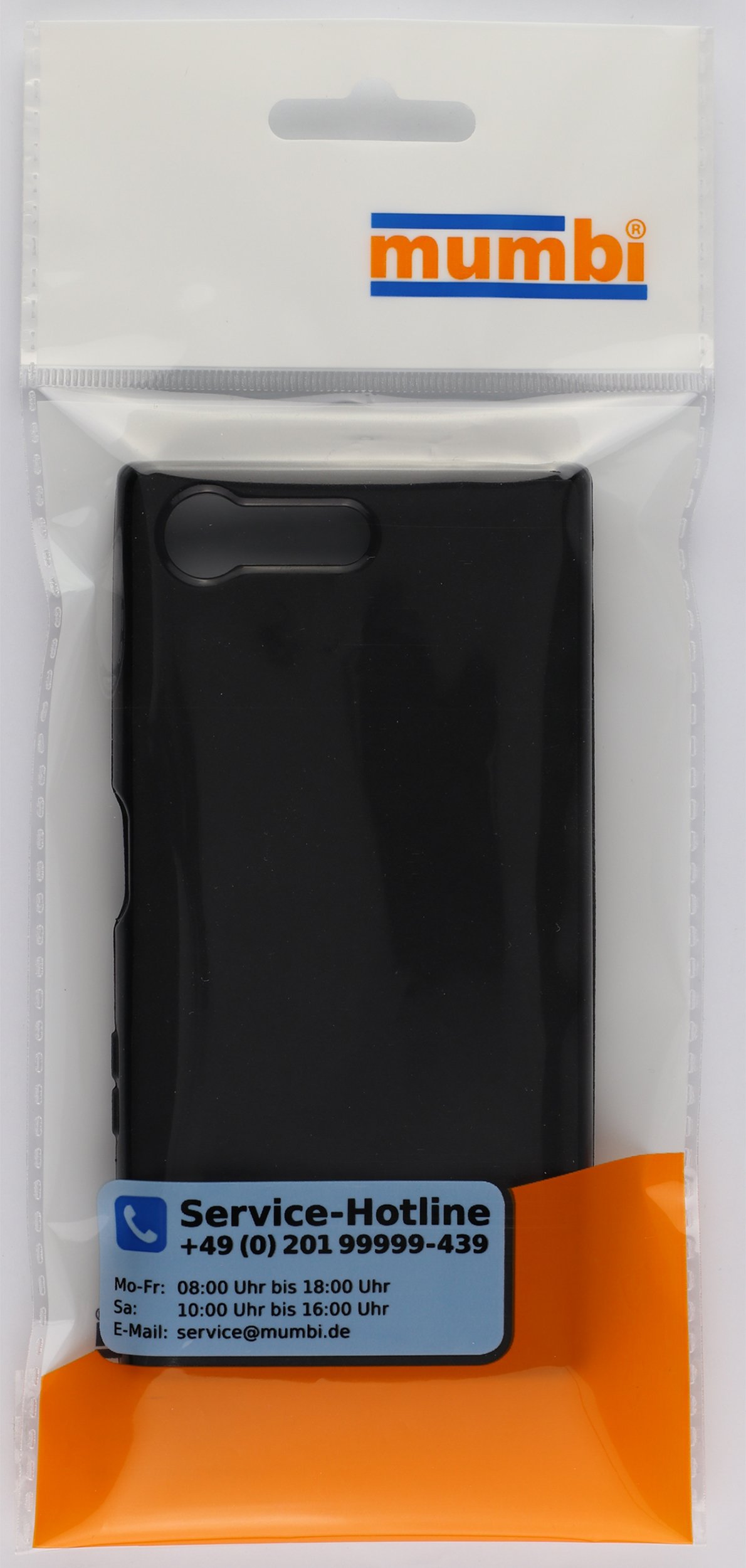 Custodia Nero compatibile con Sony Xperia L2, Leone