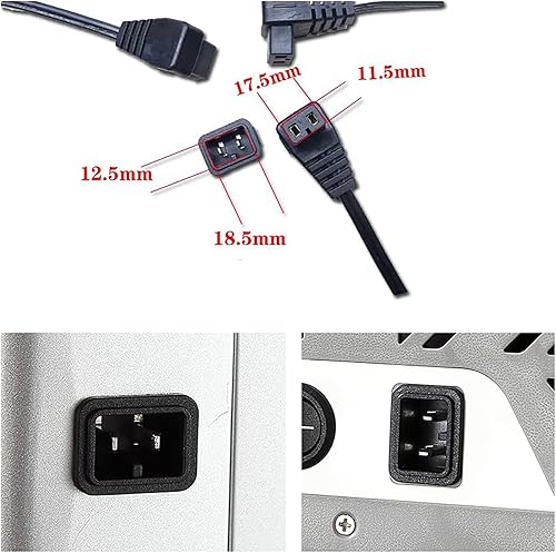 Miniatura 8 de Enfriador de coche automotriz calentador de nevera DC cable de alimentación para Coleman Euhomy Alpicool Bodega Dometic indelB Mobicool con