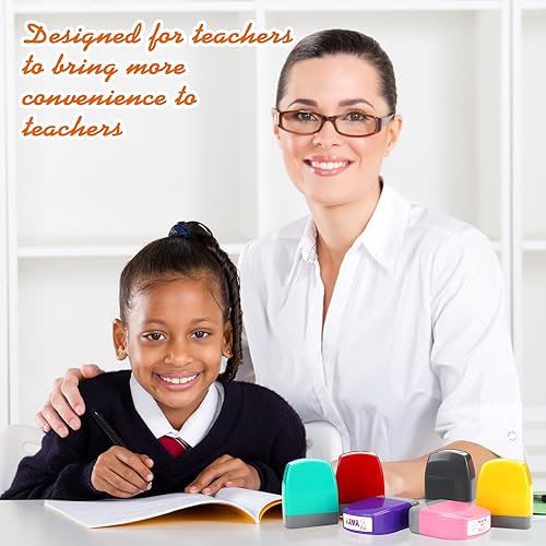 Miniatura 5 de 16 sellos para profesores para graduación de aula, motivación escolar, comentarios alentadores, suministros para profesores, sellos autoentintantes