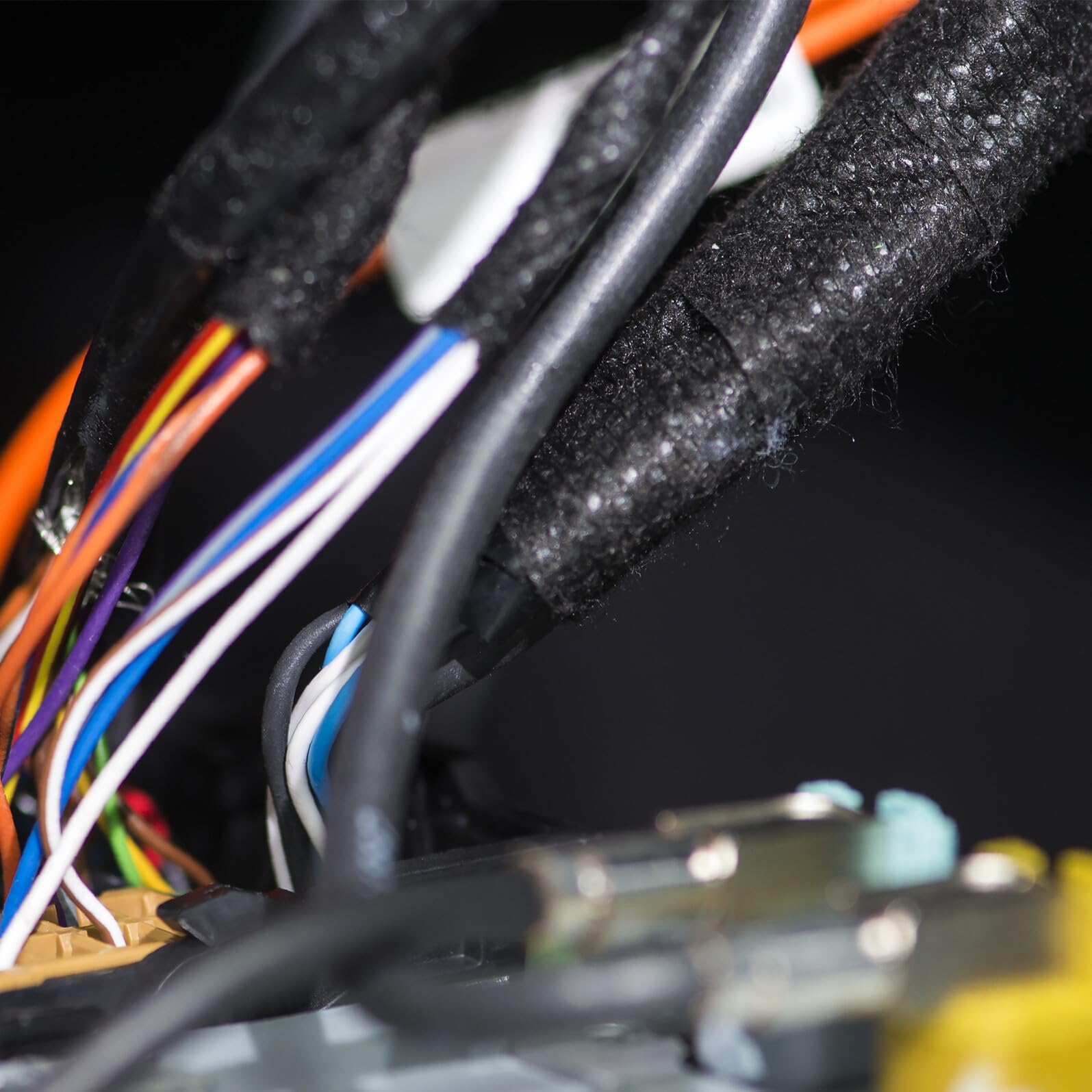 Hemobllo 5rollos Cinta Aislante Para Arneses De Cables Cinta De Adhesiva Resistente Altas Temperaturas Para Cableado Eléctrico De Motores De Automóviles Por Paquete