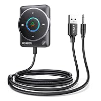 UGREEN Ricevitore Bluetooth 5.4 Adattatore Bluetooth Auto con Jack 3,5 mm