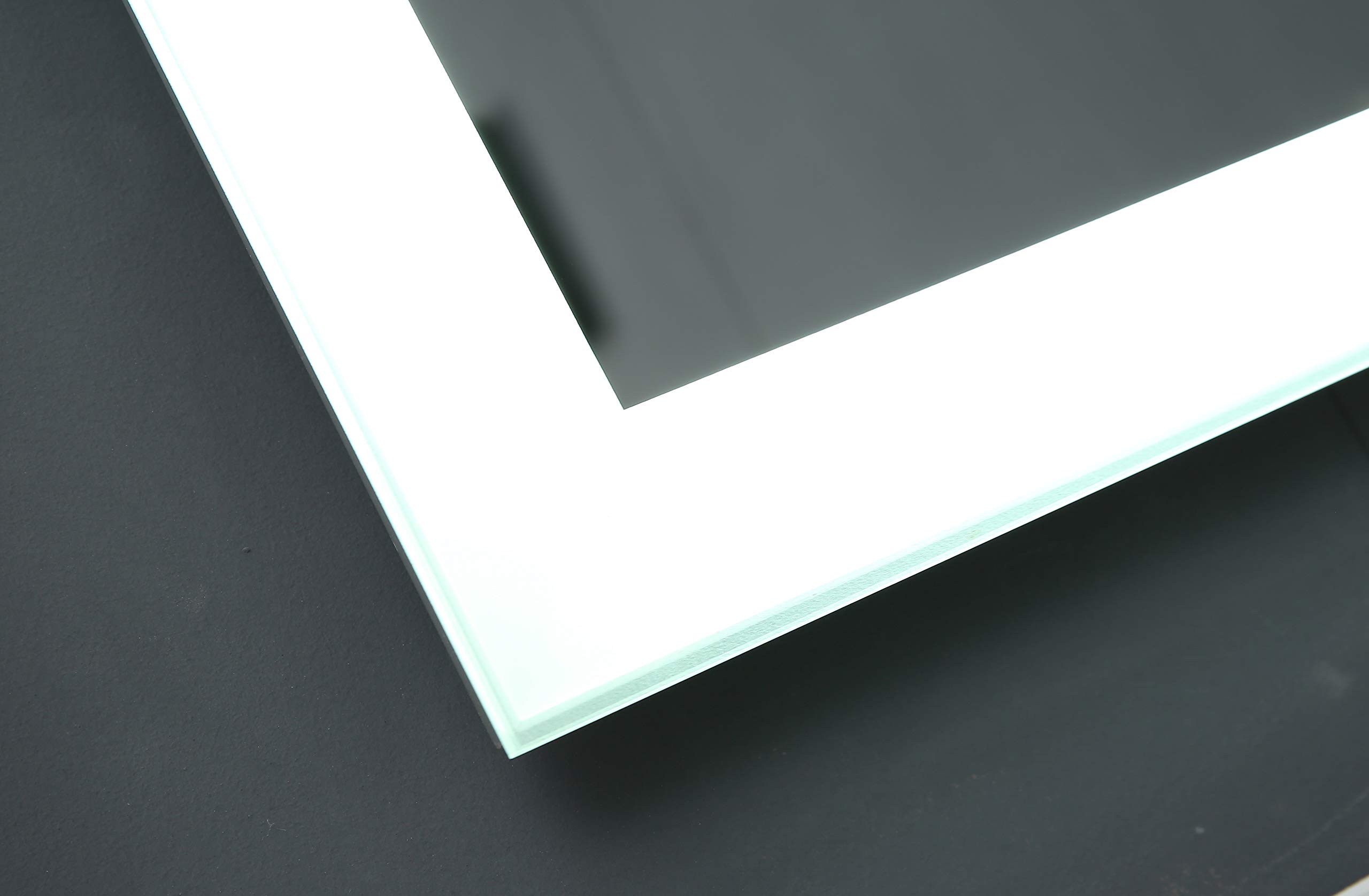 JOVOL LED Lighted Bathroom Mirror, Wall Mounted Vanity Mirror with