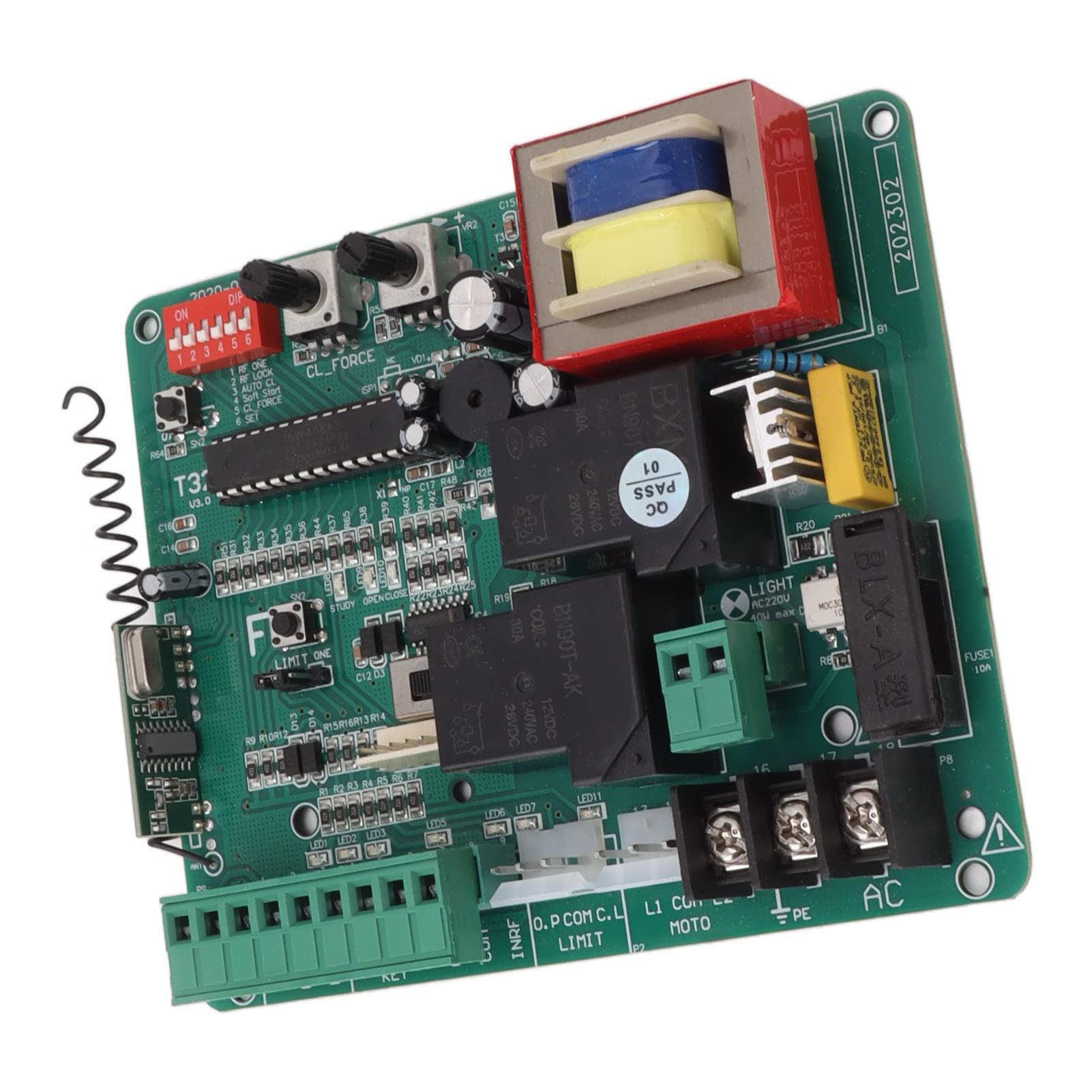 Tablero de Control del Motor de la Puerta, Tablero de Control del Motor de la Puerta Deslizante Sensible 220V para Garaje