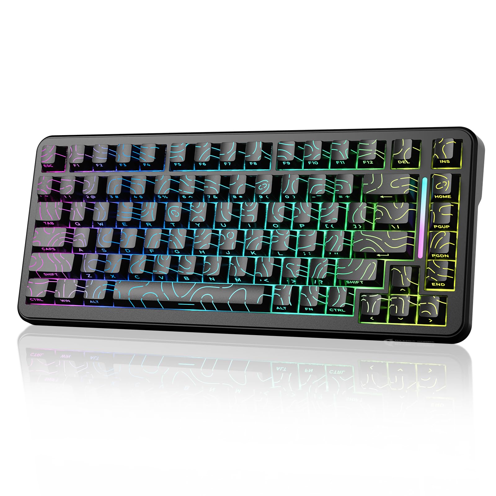 Amazon | ATTACK SHARK X82PROHE ゲーミングキーボード ラピッド