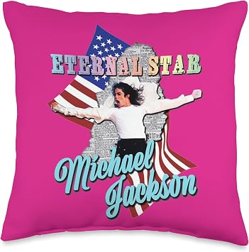 Michael Jackson 700 Back Printed Throw Pillow