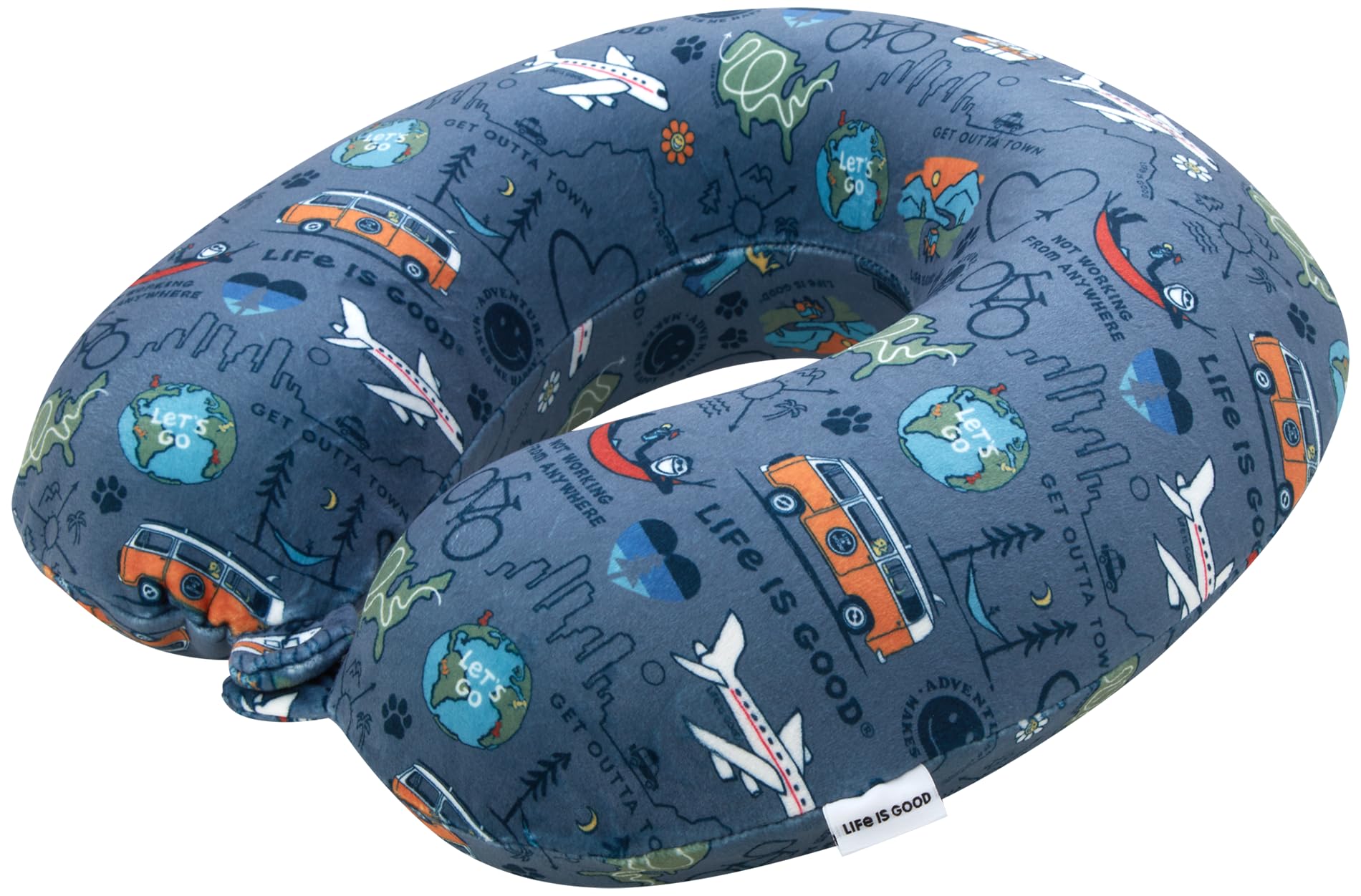 Amazon.com: Life is Good Neck Pillow - Soft Memory Foam All Over