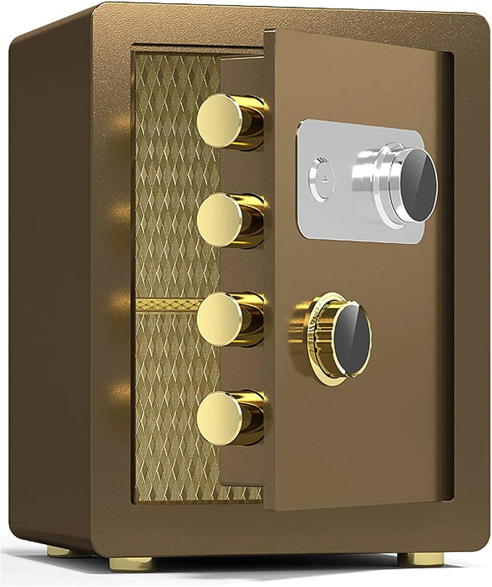 Small Security Electronic Fingerprint Digital Safe Box Fireproof Waterproof Biometric Cash Box with Can Be Stored Jewellery Money