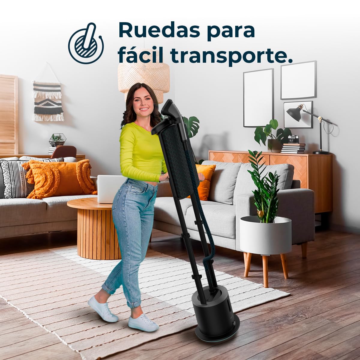 Cecotec Centro de Planchado Vertical IronHero 2000 Vertical Station. 2000, Tabla de 3 Posiciones (25º, 90º y 180º), Vapor continuo 47g/min, Calentamiento en 35 Segundos, 5 Programas, Depósito de 1,7L