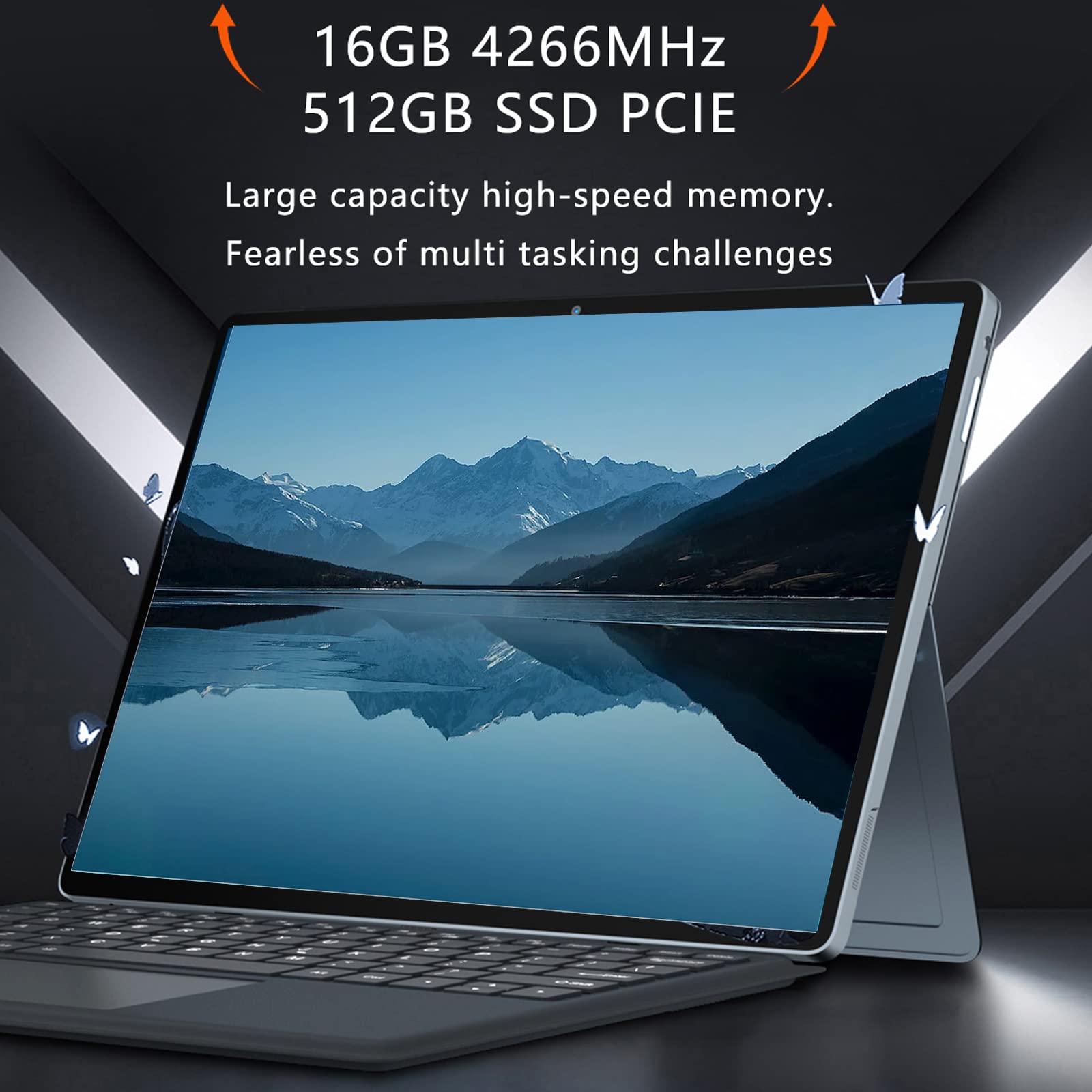 KUU 2 in 1 Notebook, Laptop PC Core i7-1165G7 16 GB RAM 512 GB ROM