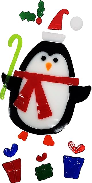 Christmas Gel Window Sticker - Christmas Gel Clings Decoration - (Penguin)