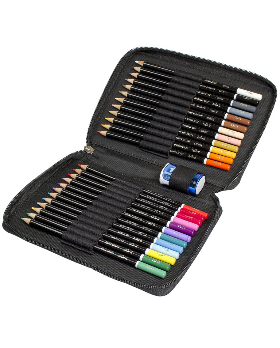 Colorit Colored Pencil Set Of 24 Includes Premium Colored Pencils