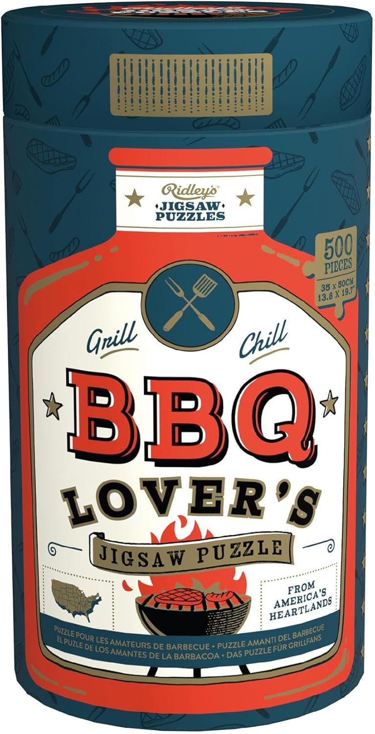 BBQ Lover's 500-piece Jigsaw Puzzle by Ridley's Games (Jigsaw)