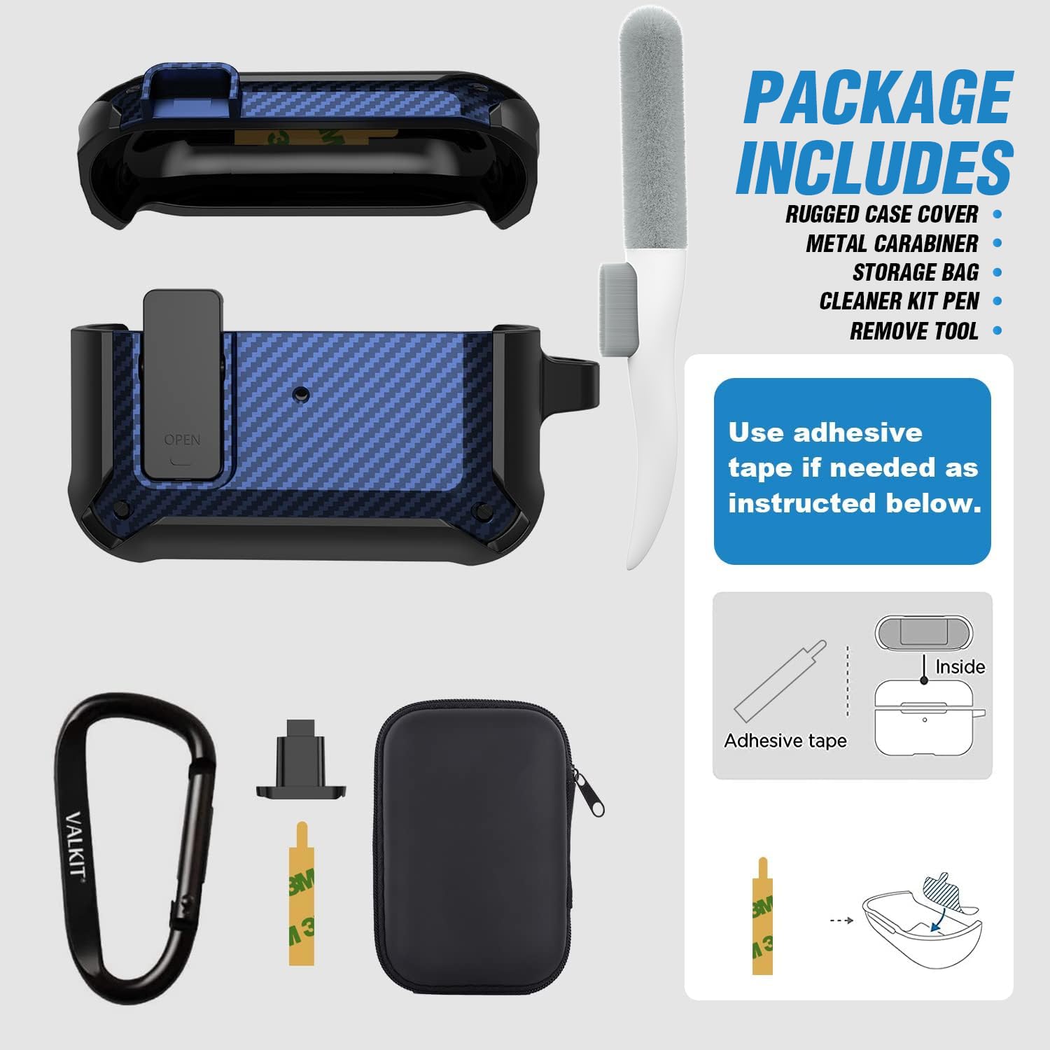 Amazon | Valkit (ヴァルキット) Airpods Proケース ロッククリップ