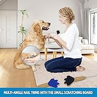 Vista 2 de Tablero de Rascado para Perros Almohadilla de Rascado para Perros Herramienta Multifuncional de Corte Alternativa a Cortaúñas Lima de Uñas
