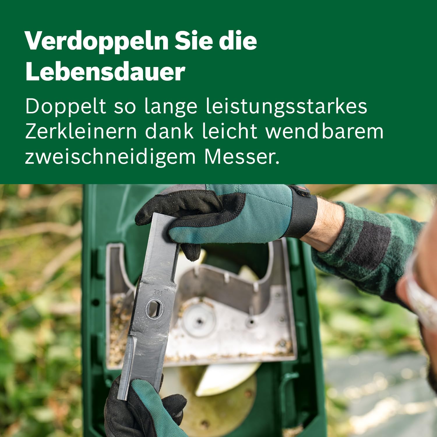 Bosch AXT Rapid 2000 Häcksler 2000-W-Motor