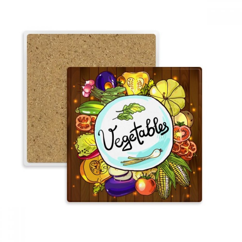 Coaster porte-absorbant pierre pour tasse de boisson multicolore et table