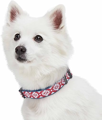 Miniatura 3 de Caja de regalo de variedad estilo arándano en diamantes tribales del suroeste, collar suave y mediano para perro, correa elástica de yoga de alta